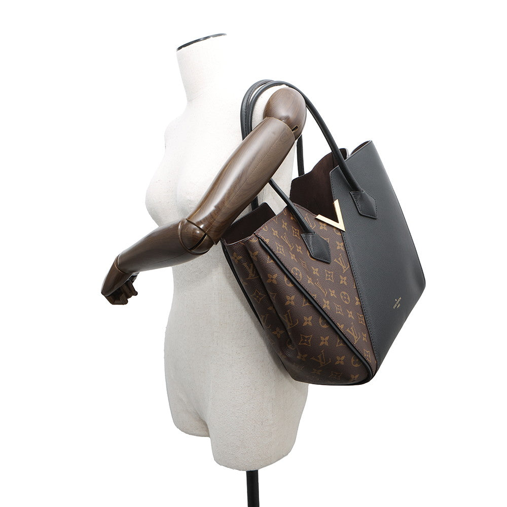 LOUIS VUITTON Kimono NoirM40460 Monogram Calf Leather Size MM