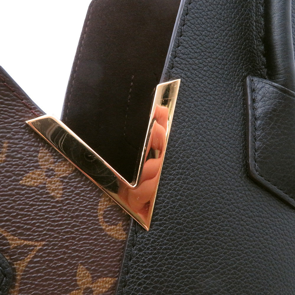 LOUIS VUITTON Kimono NoirM40460 Monogram Calf Leather Size MM