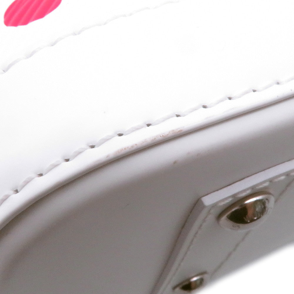 LOUIS VUITTON Alma LVxYK Blanc/RougeM21712 Epi Leather Infinity Dot Size BB