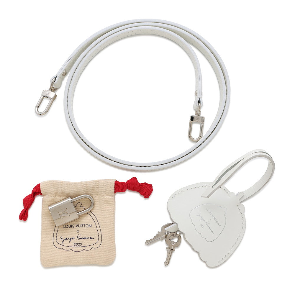 LOUIS VUITTON Alma LVxYK Blanc/RougeM21712 Epi Leather Infinity Dot Size BB