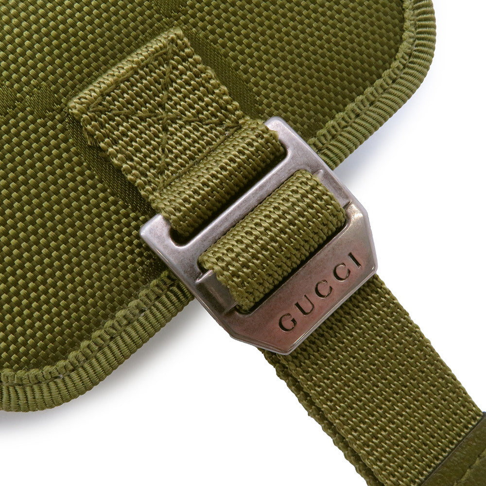 GUCCI GUCCI Off the Grid Shoulder Bag Green696018 GGNylon Leather