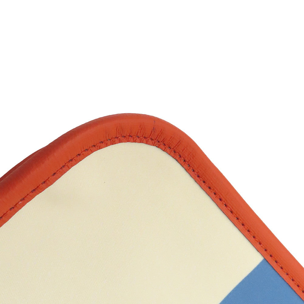 GUCCI Interlocking G Tote Bag Blue/Orange/White550763 Leather Nylon