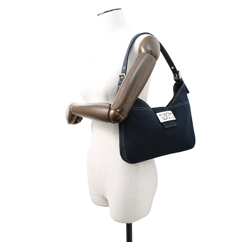 FENDI Mamma Bucket Marble Navy Denim