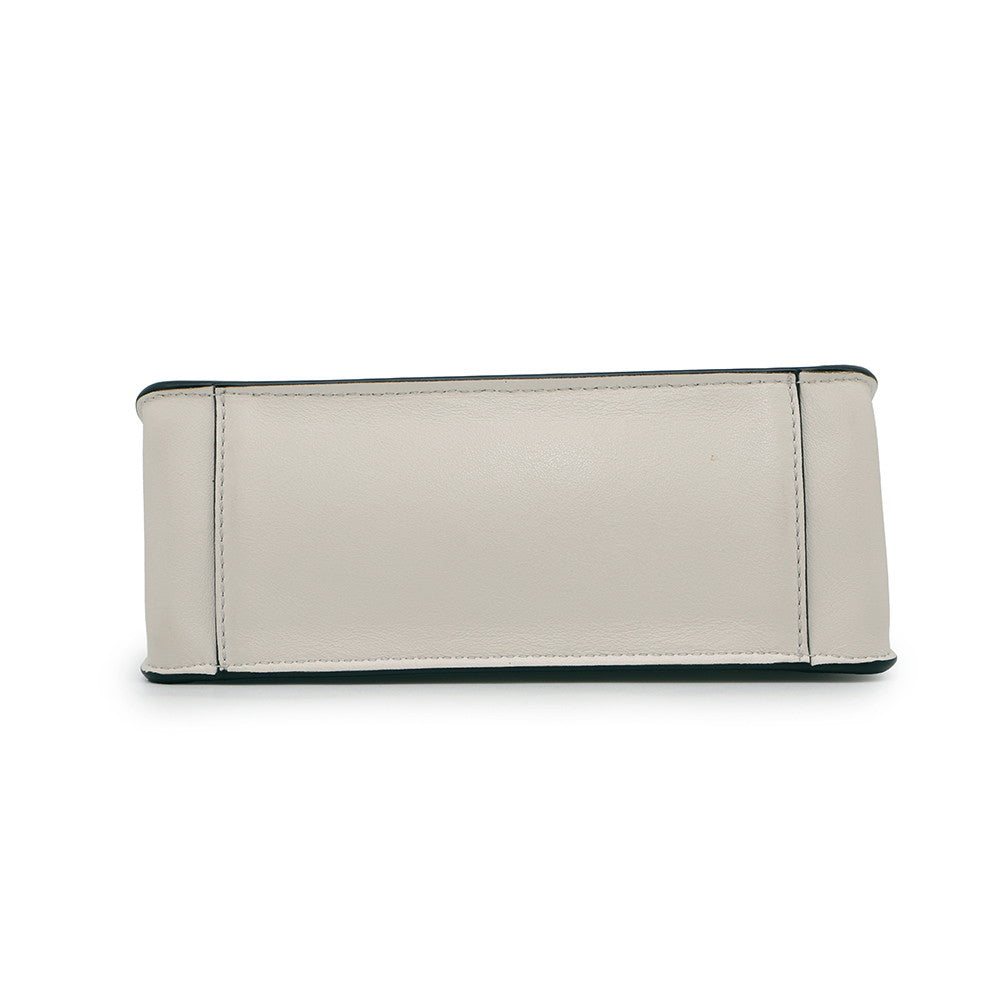 FENDI Flip White8BT306 Leather Size Small