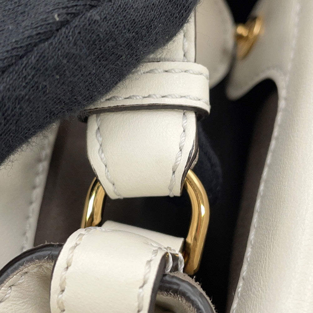 FENDI Flip White8BT306 Leather Size Small