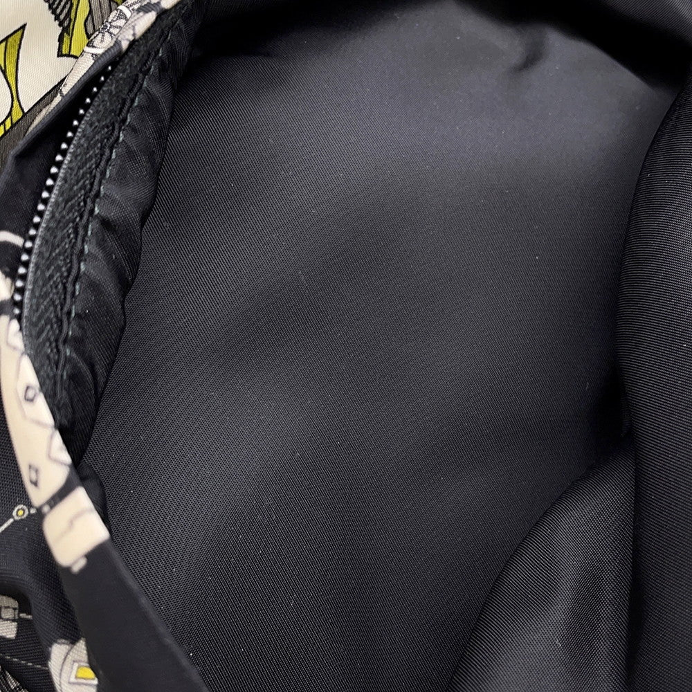 PRADA Comic Backpack Black Nylon