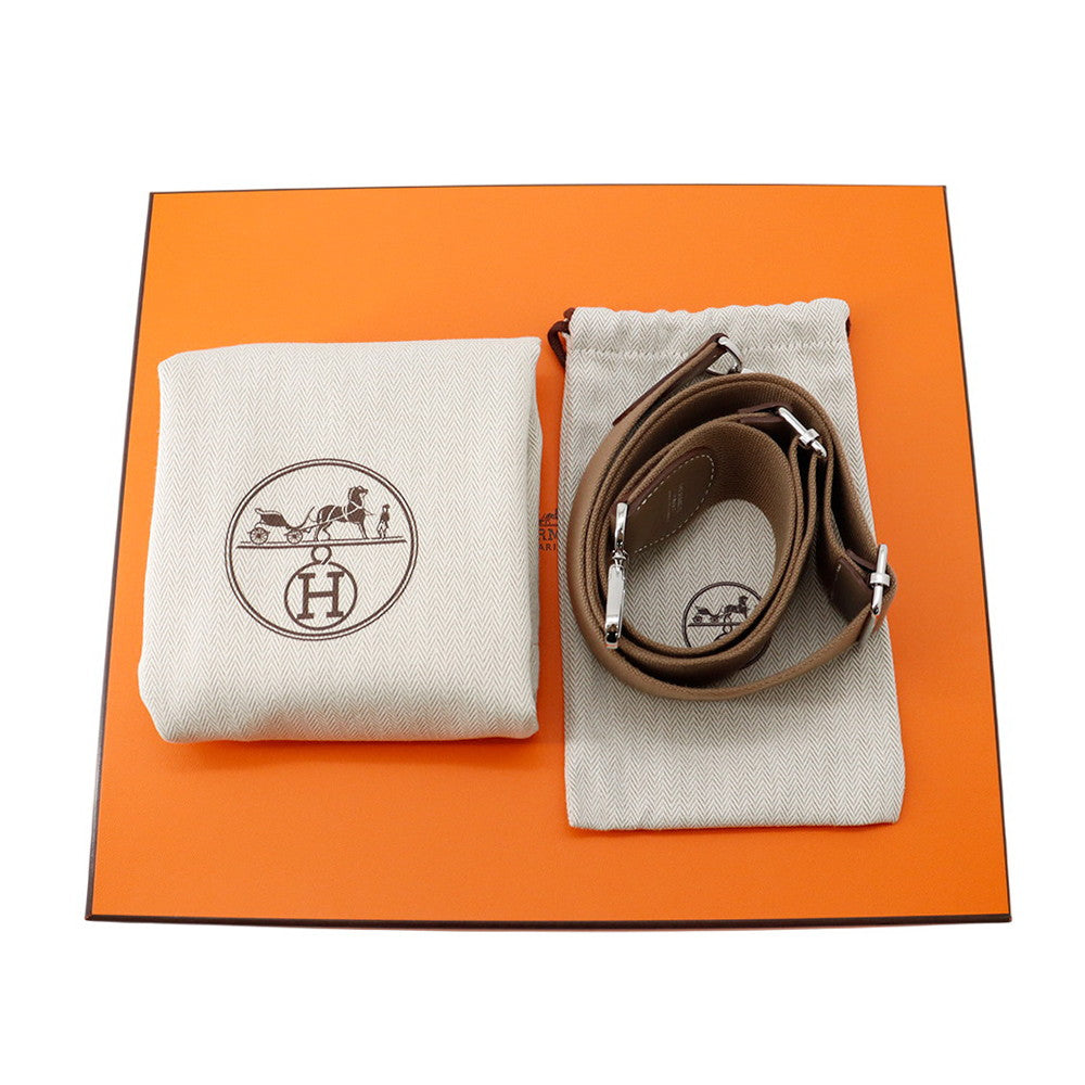 HERMES Evelyne3 Etoupe Taurillon Clemence Size PM