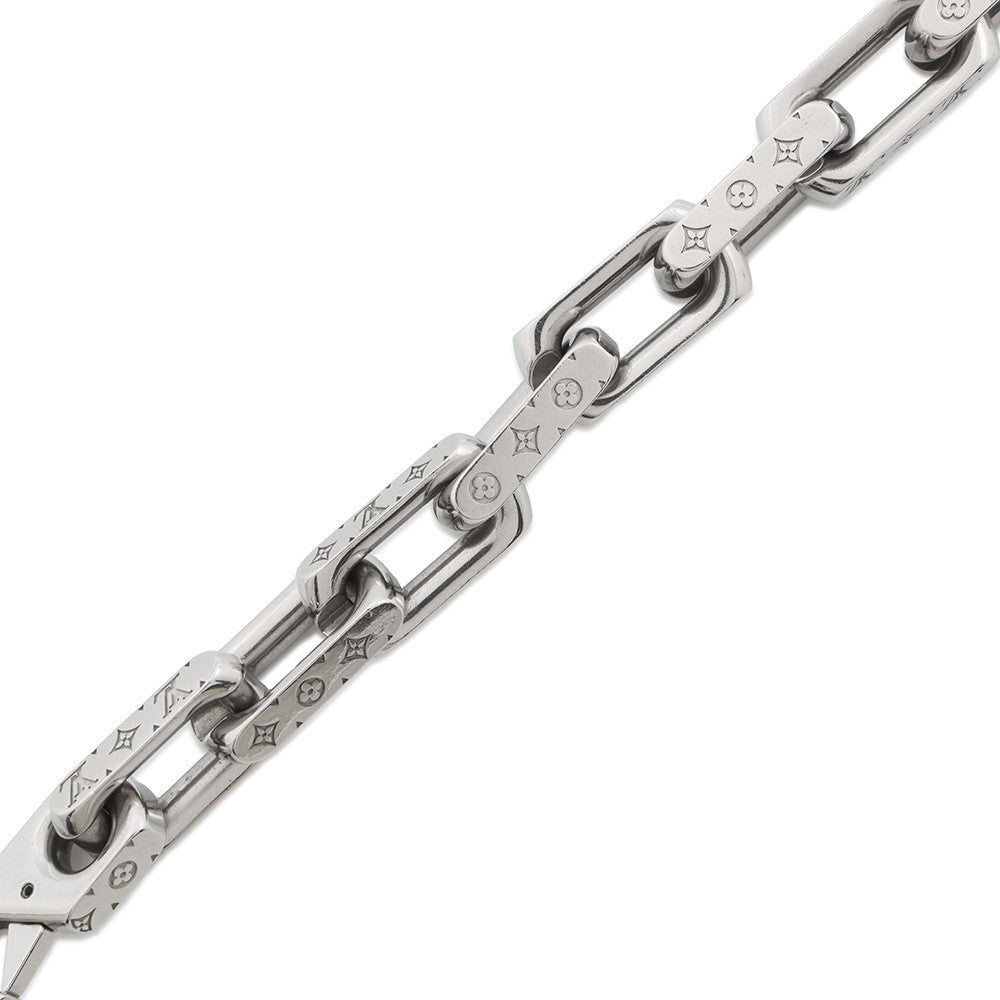 LOUIS VUITTON Bracelet・Monogram Chain SilverM00309 Metal