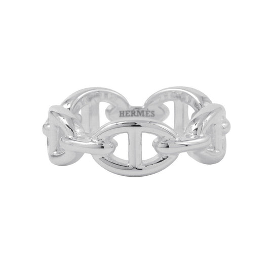 HERMES Chaine d'Ancre Anchene Ring Size PM/54/#14 SV925