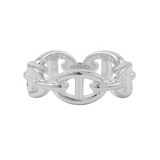 HERMES Chaine d'Ancre Anchene Ring Size PM/55/#15 SV925