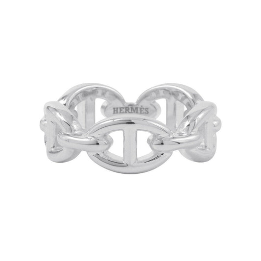 HERMES Chaine d'Ancre Anchene Ring Size PM/52/#12 SV925