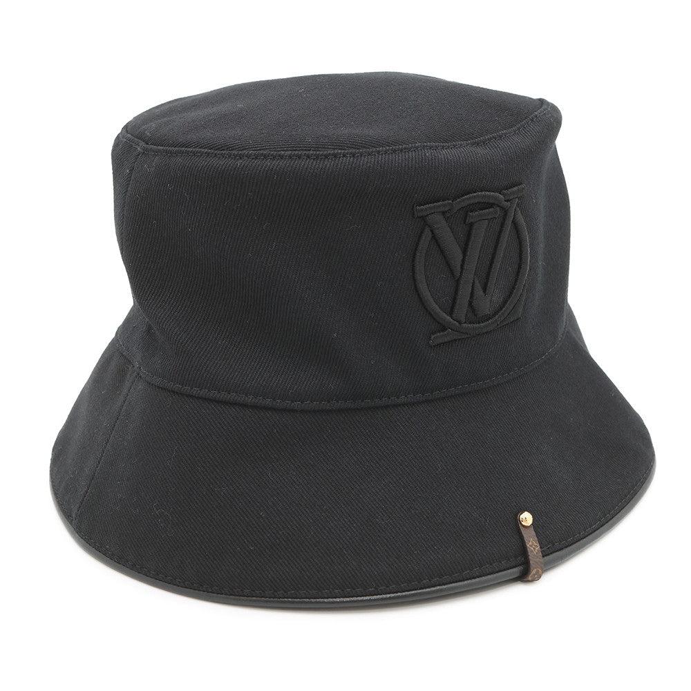 LOUIS VUITTON LV City Bucket Hat Size S BlackM7054S Cotton100%