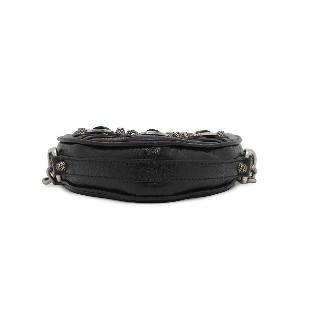 BALENCIAGA Luca Goal Heart ChainShoulder Black722781 Lambskin