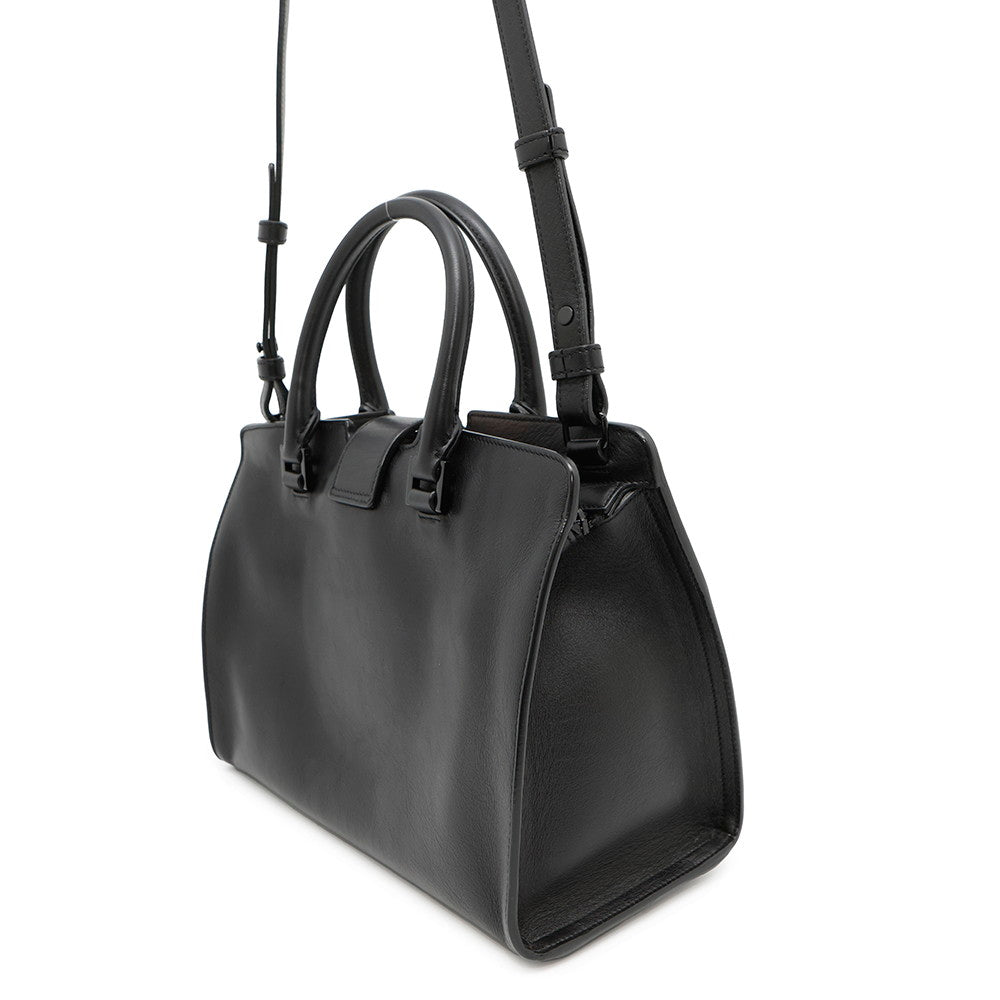 SAINT LAURENT PARIS Baby mosquito bus Black400914 Leather