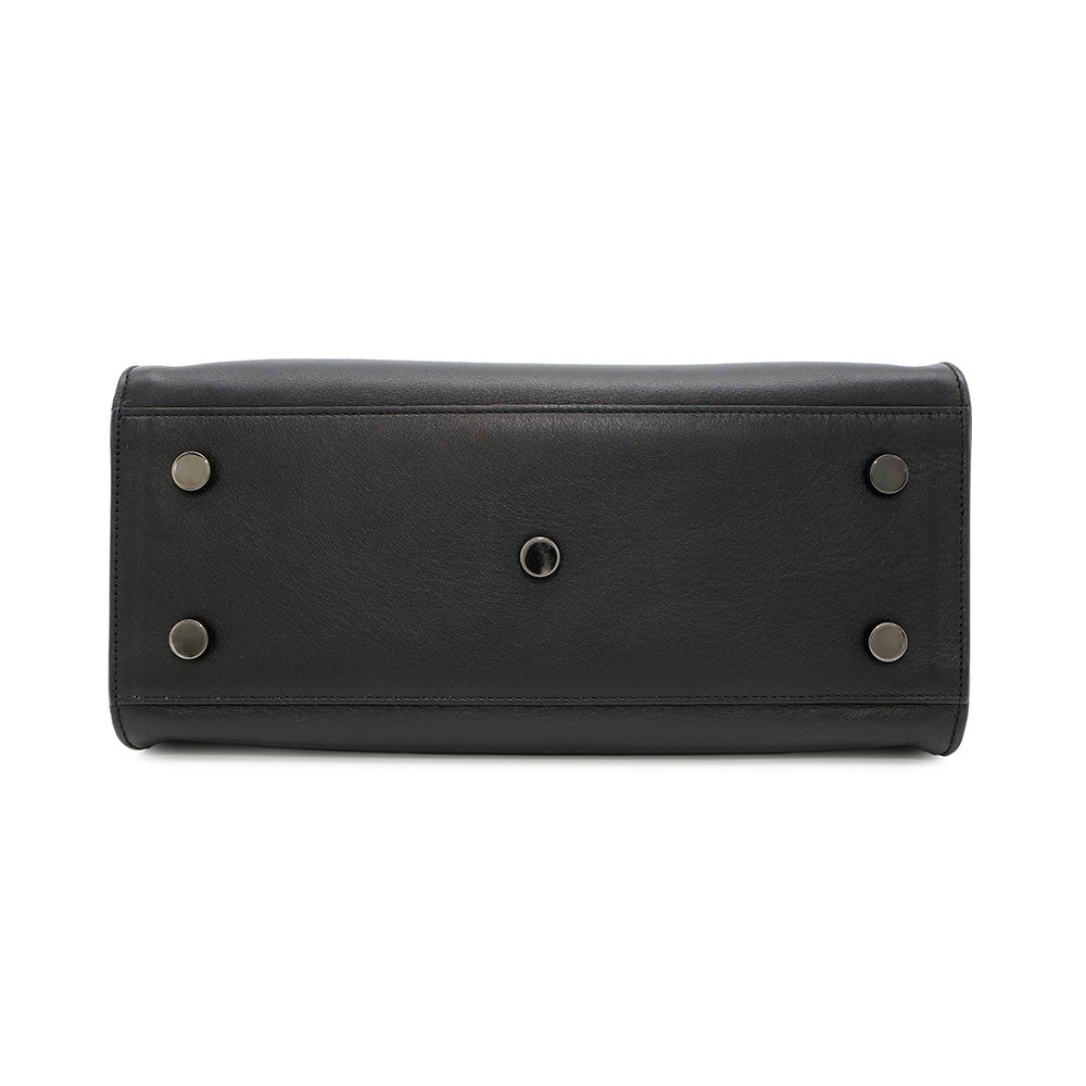 SAINT LAURENT PARIS Baby mosquito bus Black400914 Leather