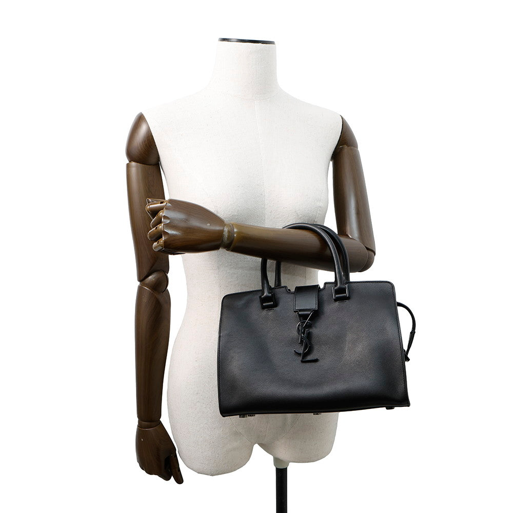 SAINT LAURENT PARIS Baby mosquito bus Black400914 Leather