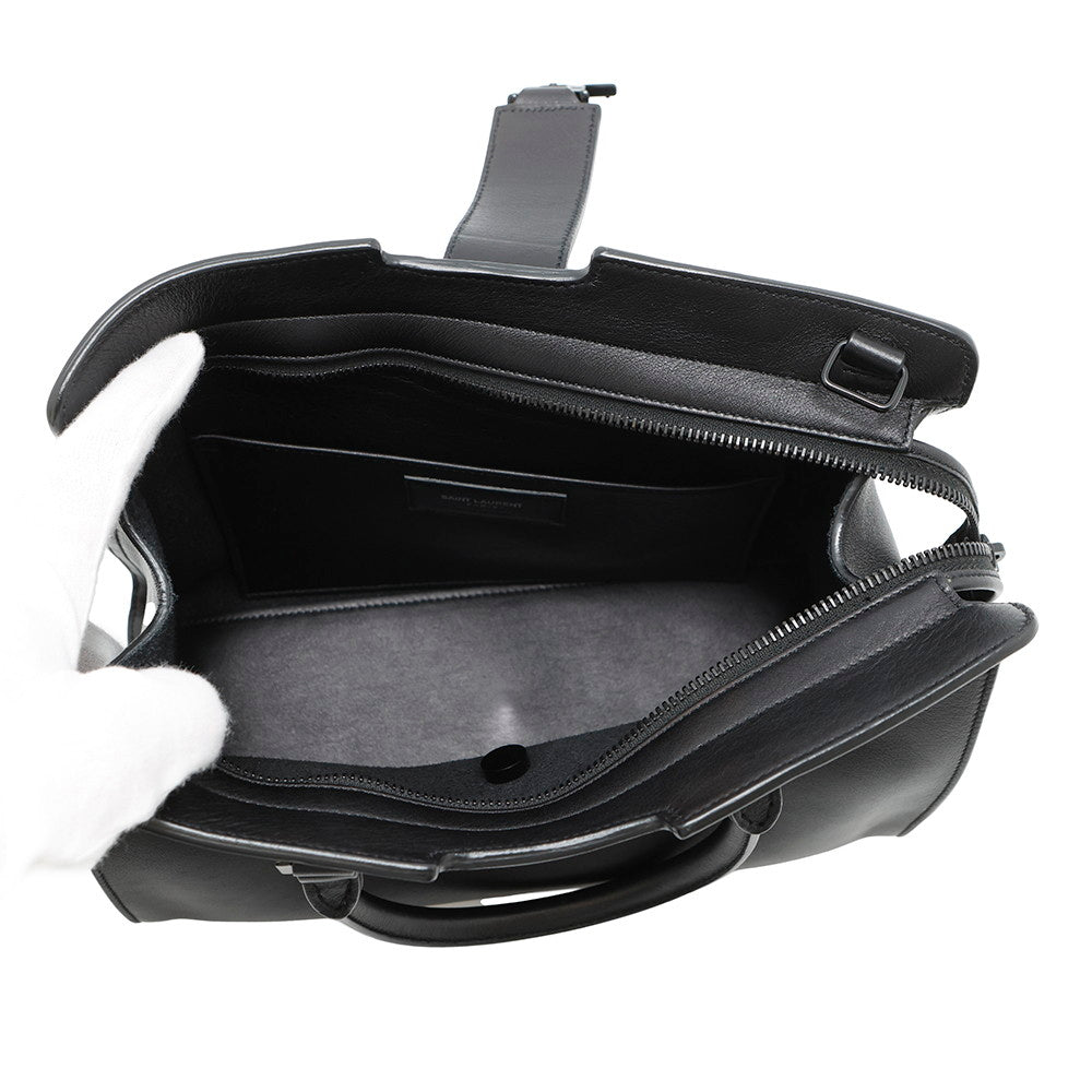 SAINT LAURENT PARIS Baby mosquito bus Black400914 Leather