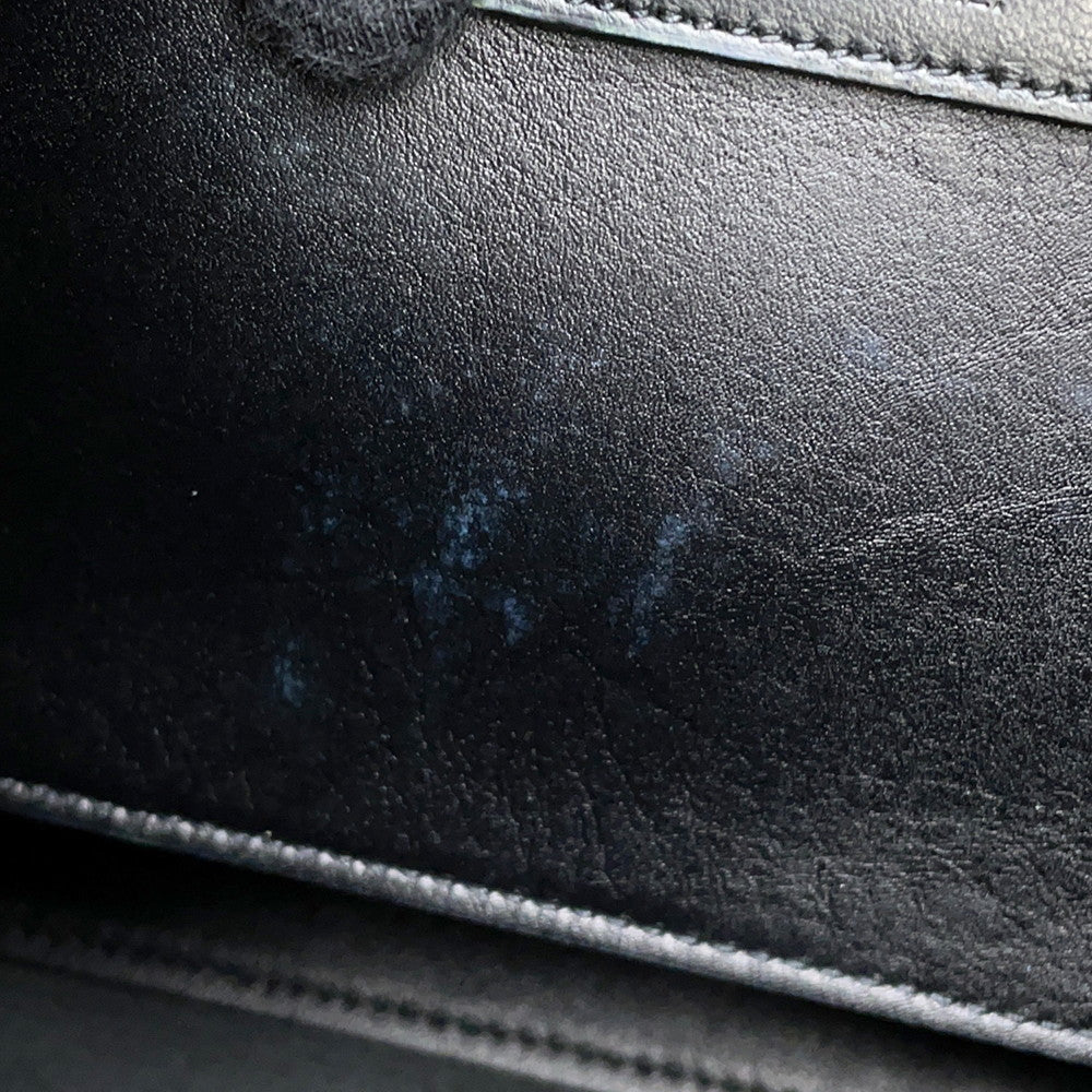 SAINT LAURENT PARIS Baby mosquito bus Black400914 Leather