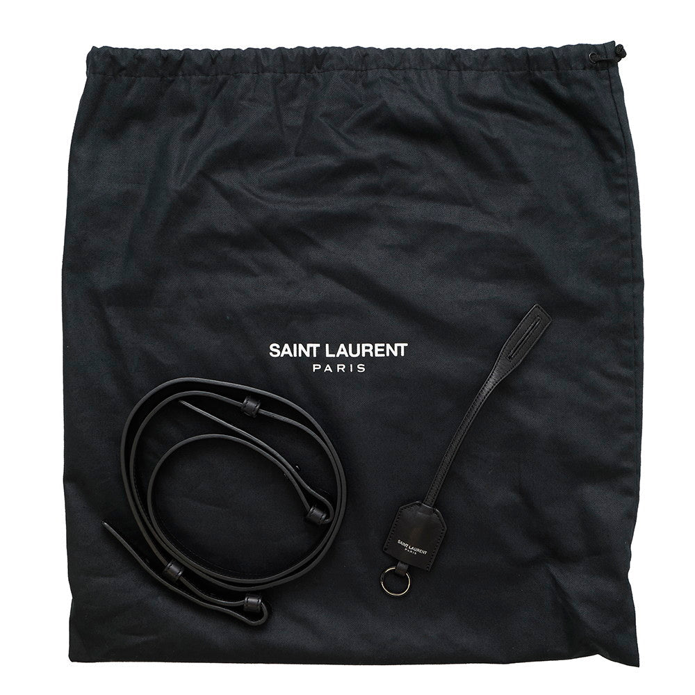 SAINT LAURENT PARIS Baby mosquito bus Black400914 Leather