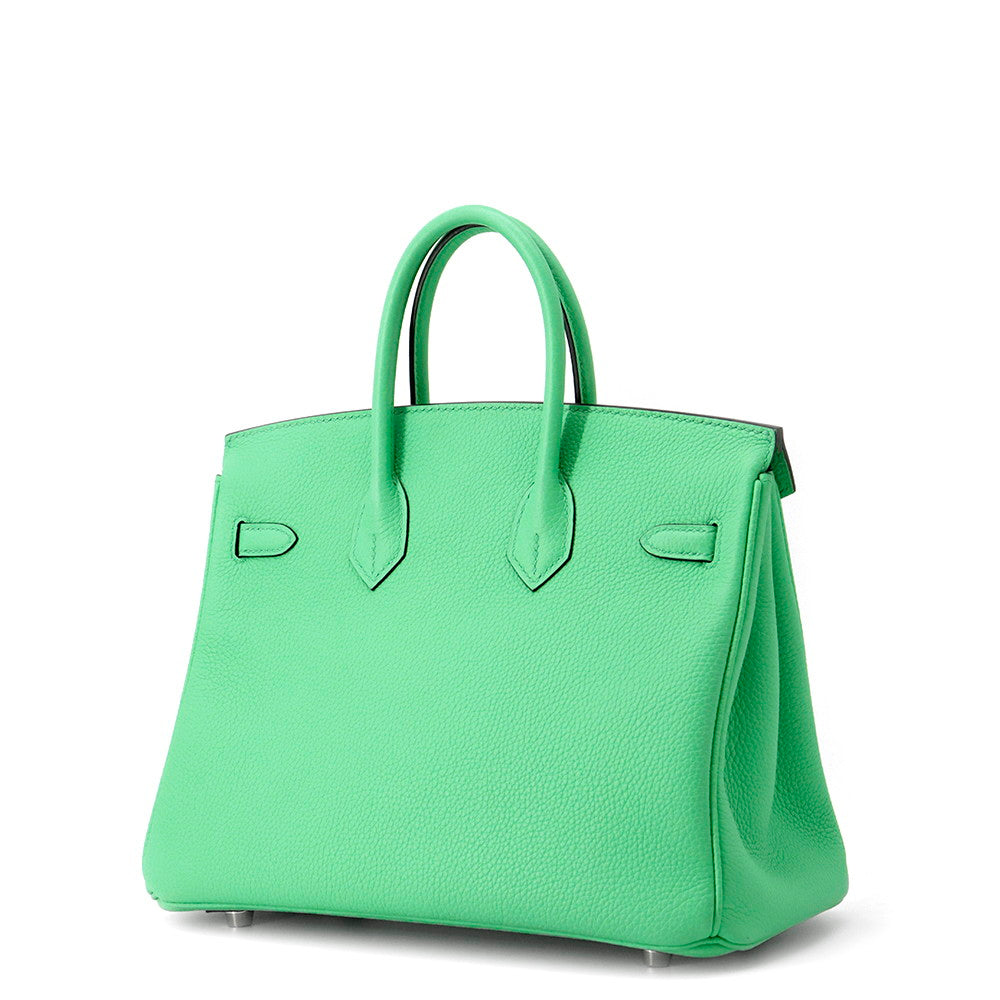 HERMES Birkin VertComic Togo Leather Size 25