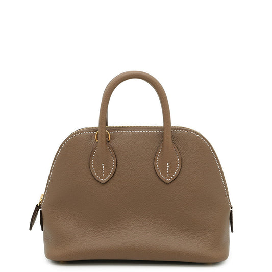 HERMES Bolide 1923 Etoupe Evercolor Size Mini