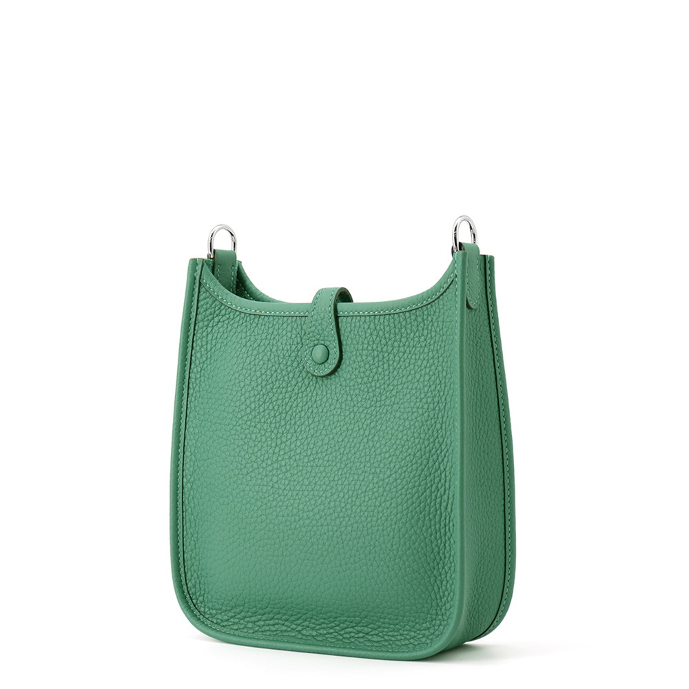 HERMES Evelyne Long Vert Vertigo Taurillon Clemence Size TPM