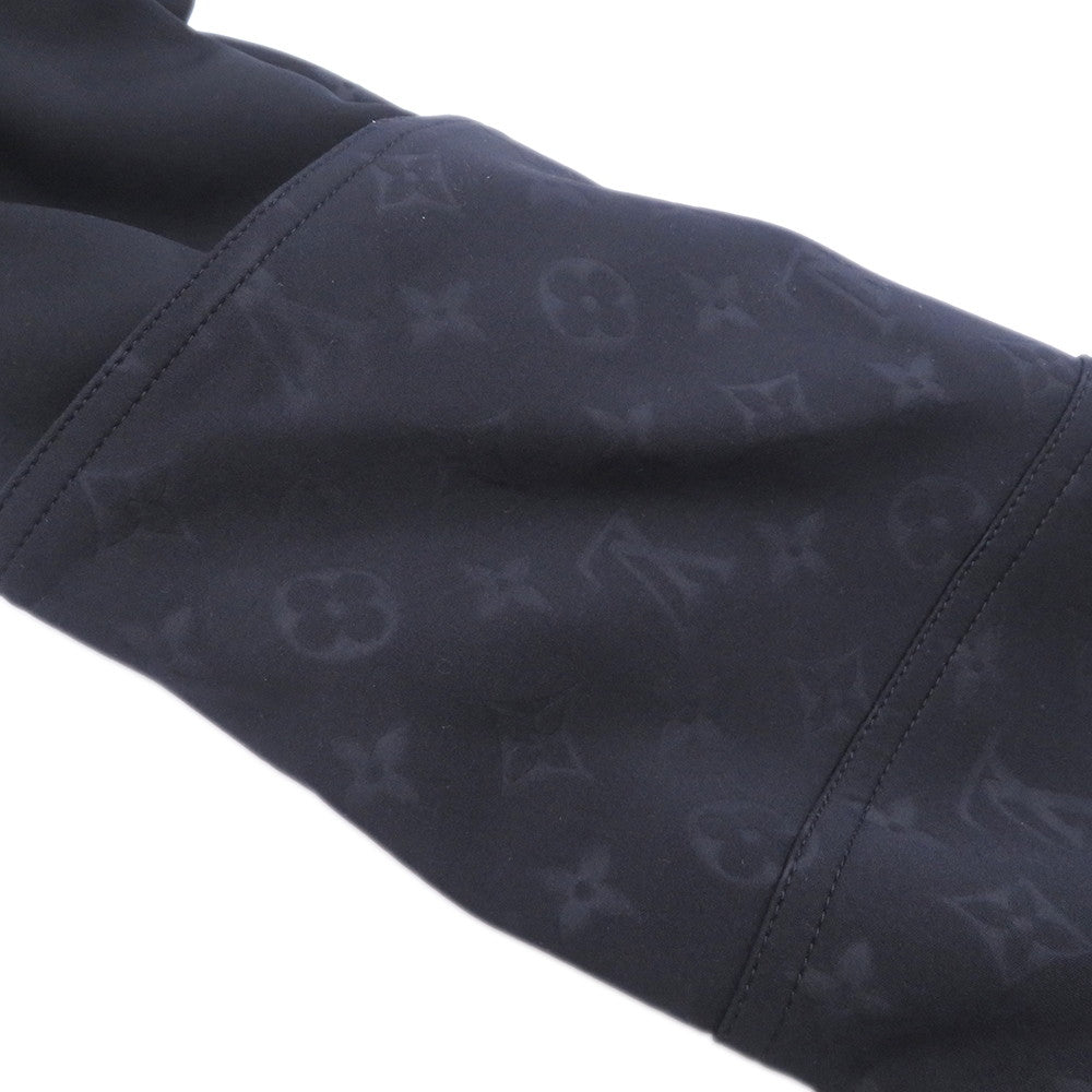 LOUIS VUITTON Embossed Monogram Zip-Up Jacket Size 36 Black1A9EPZ Nylon72% Polyurethane28%