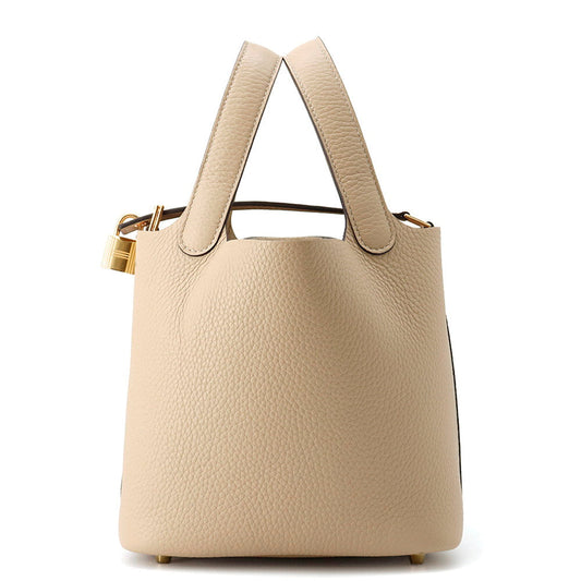 HERMES Picotin Lock Trench Taurillon Clemence Size PM