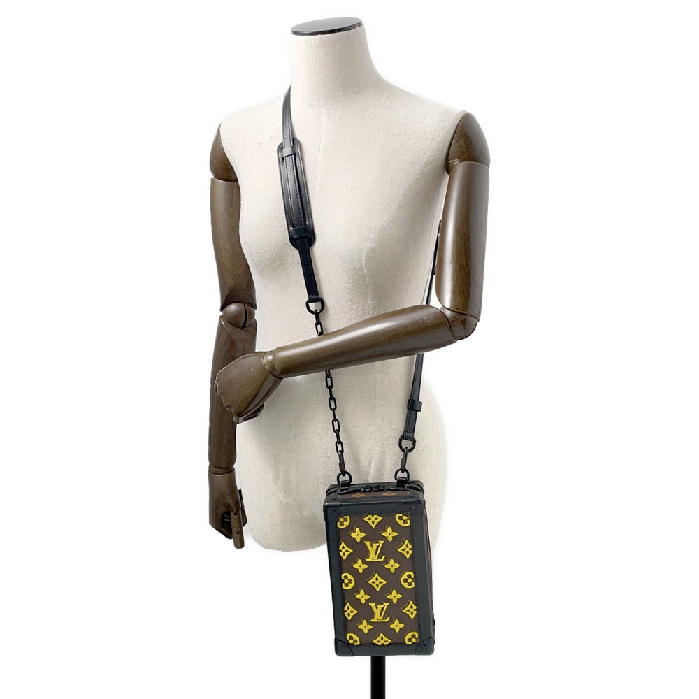 LOUIS VUITTON Vertical・Soft Trunk Brown/YellowM45079 Monogram / Toughtage