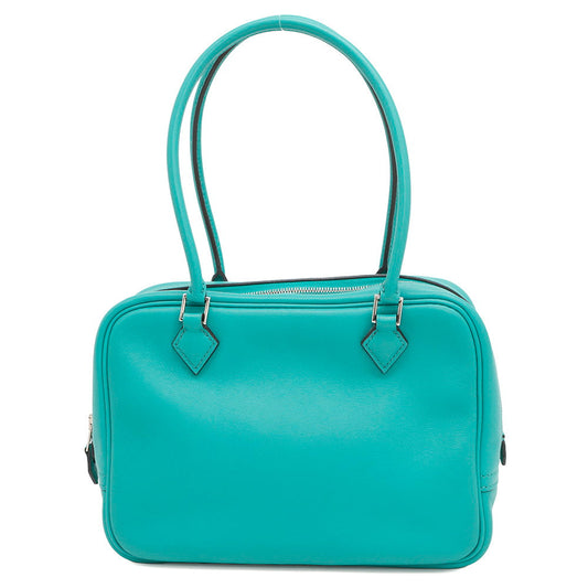 HERMES Plume Blue Paon Swift Leather Size Mini