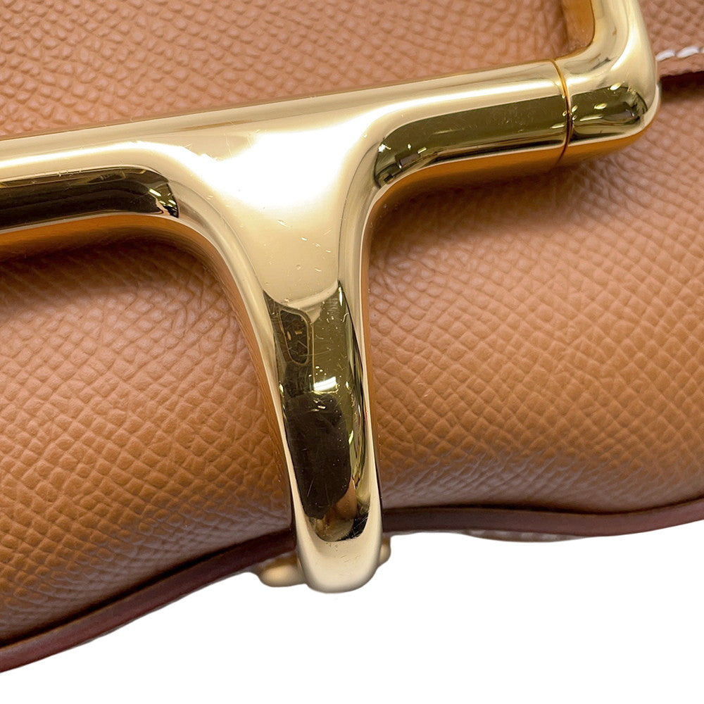 HERMES Della Cavalleria Gold Epsom Size Mini