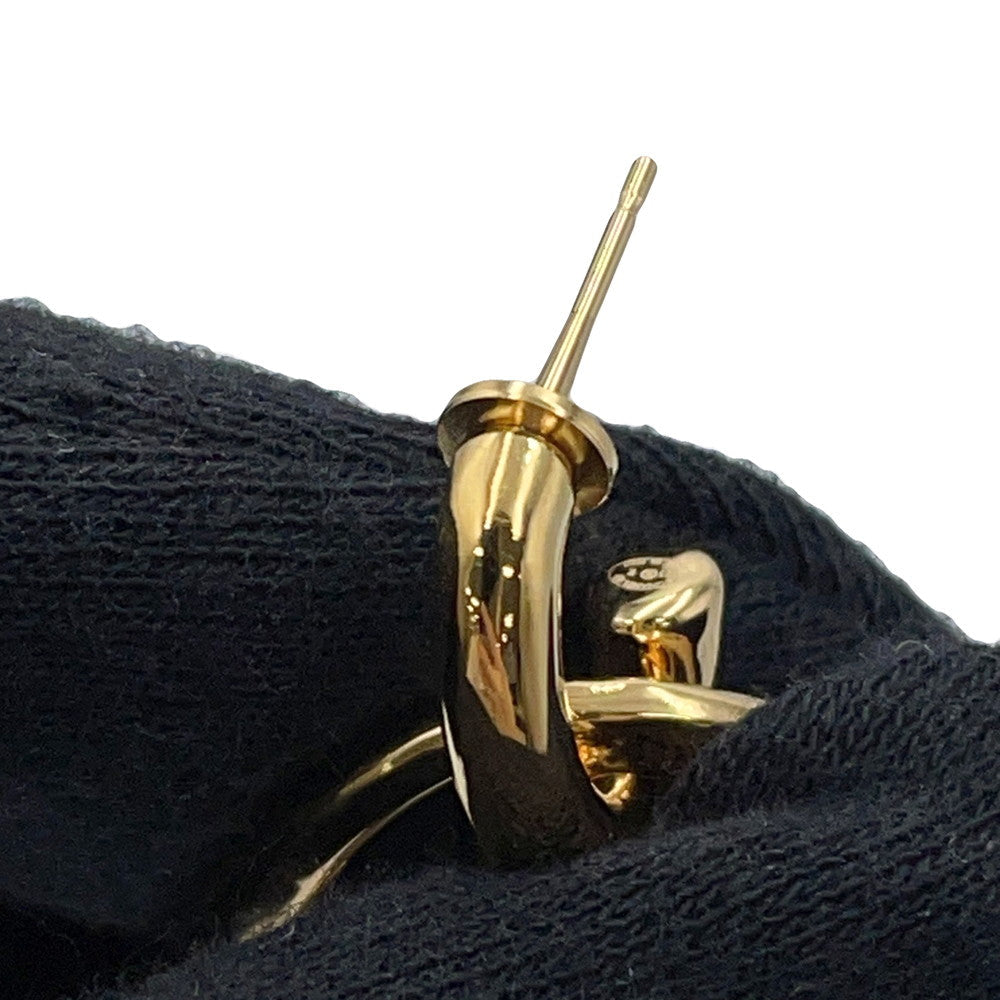 CHANEL Pearl logo Metal Faux Pearl