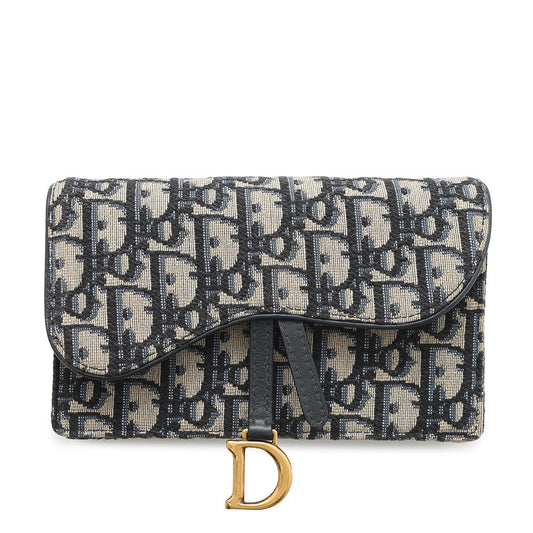 Dior Oblique Trotter Belt Bag NavyS5619CTZQ Leather Canvas