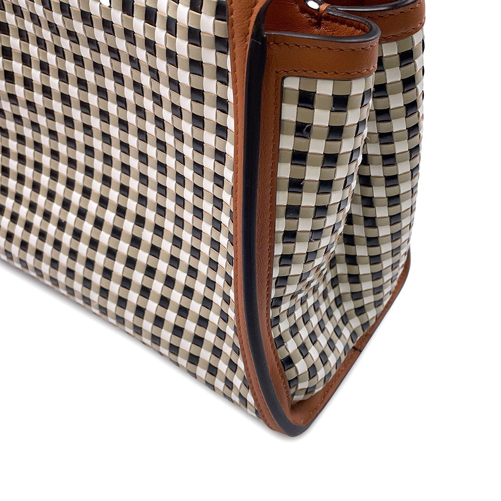 FENDI Peekaboo Essentials Brown/Multicolor8BN302 Leather