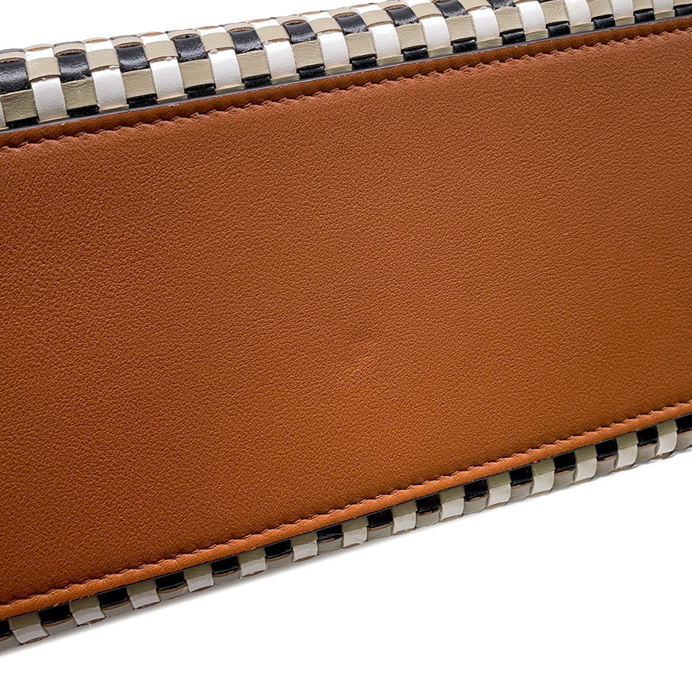 FENDI Peekaboo Essentials Brown/Multicolor8BN302 Leather