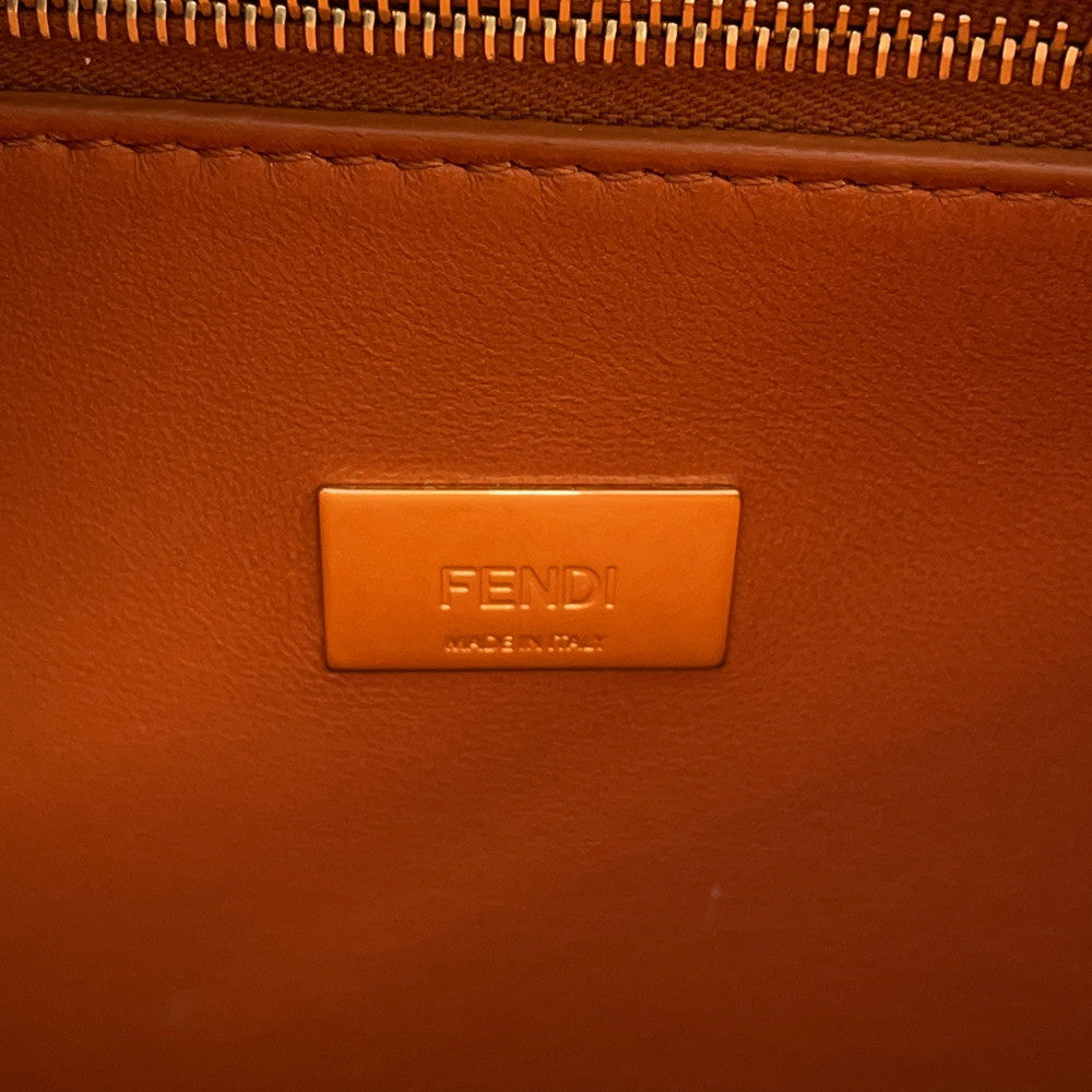FENDI Peekaboo Essentials Brown/Multicolor8BN302 Leather