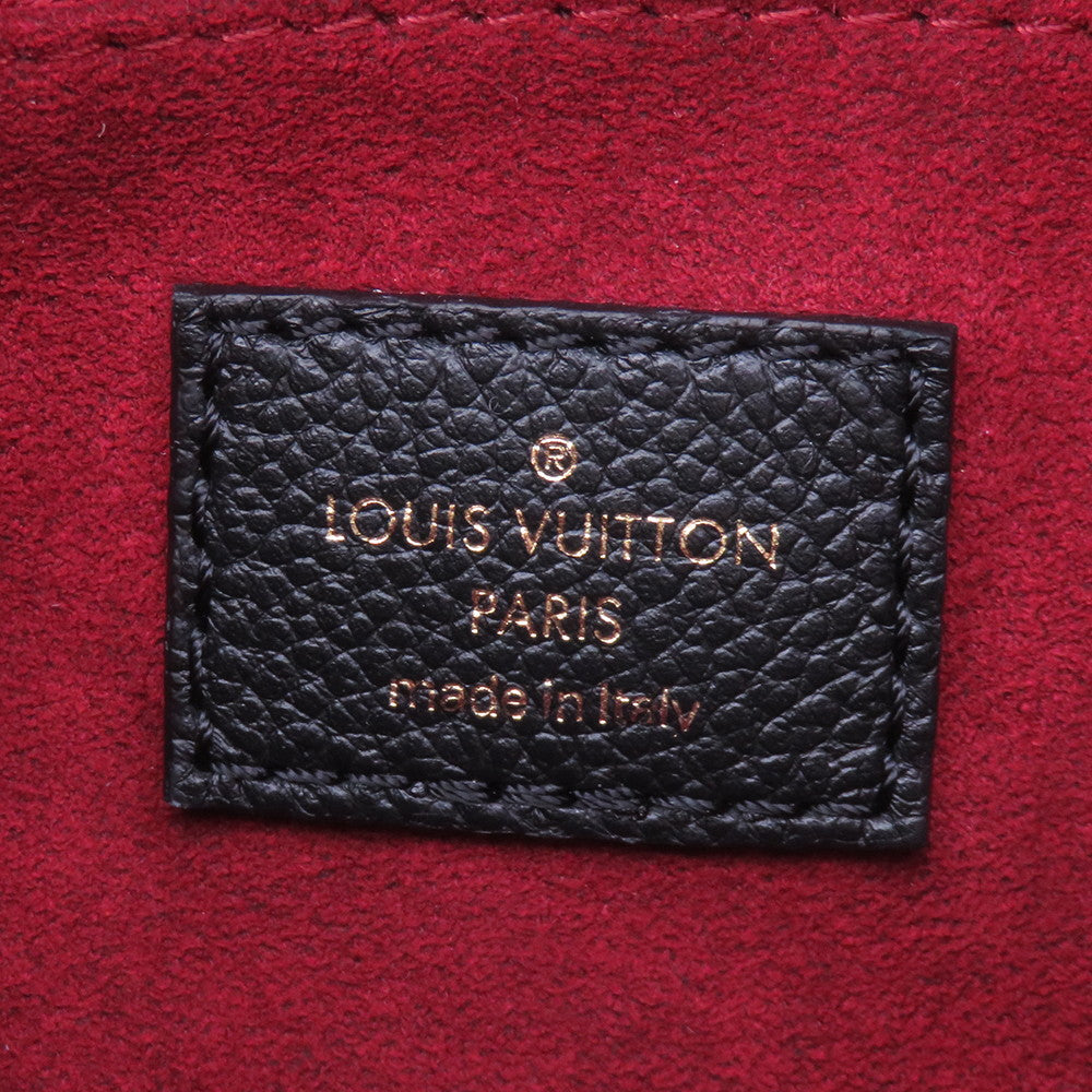 LOUIS VUITTON Onthego Noir/BeigeM45659 Bicolor Monogram Empreinte Leather Size PM
