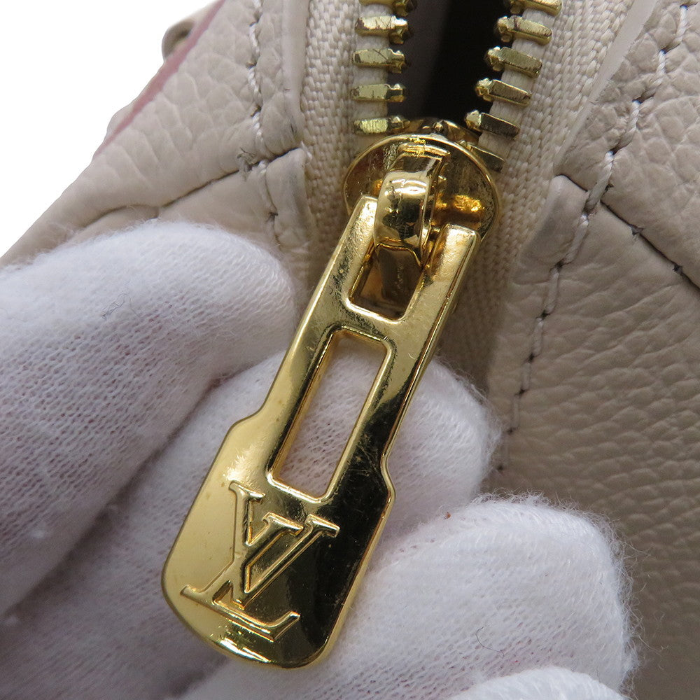 LOUIS VUITTON Speedy Bandouliere Crème/Rose TrianoneM46397 Monogram Empreinte Leather Size 20