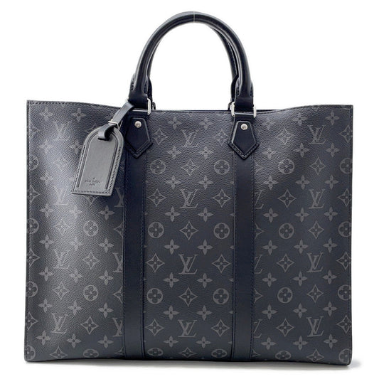LOUIS VUITTON Sac Plat 24H BlackM47059 Monogram Eclipse