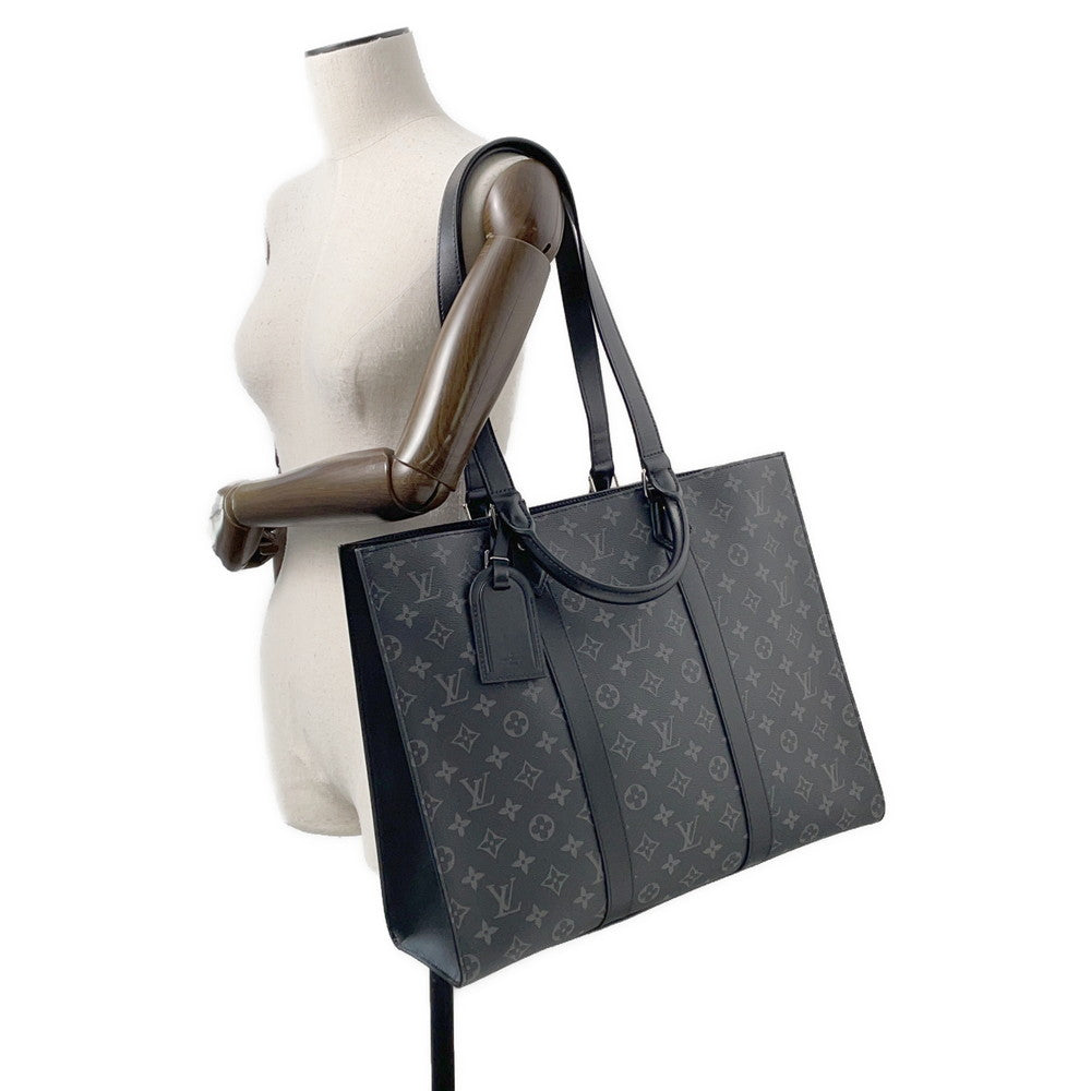 LOUIS VUITTON Sac Plat 24H BlackM47059 Monogram Eclipse