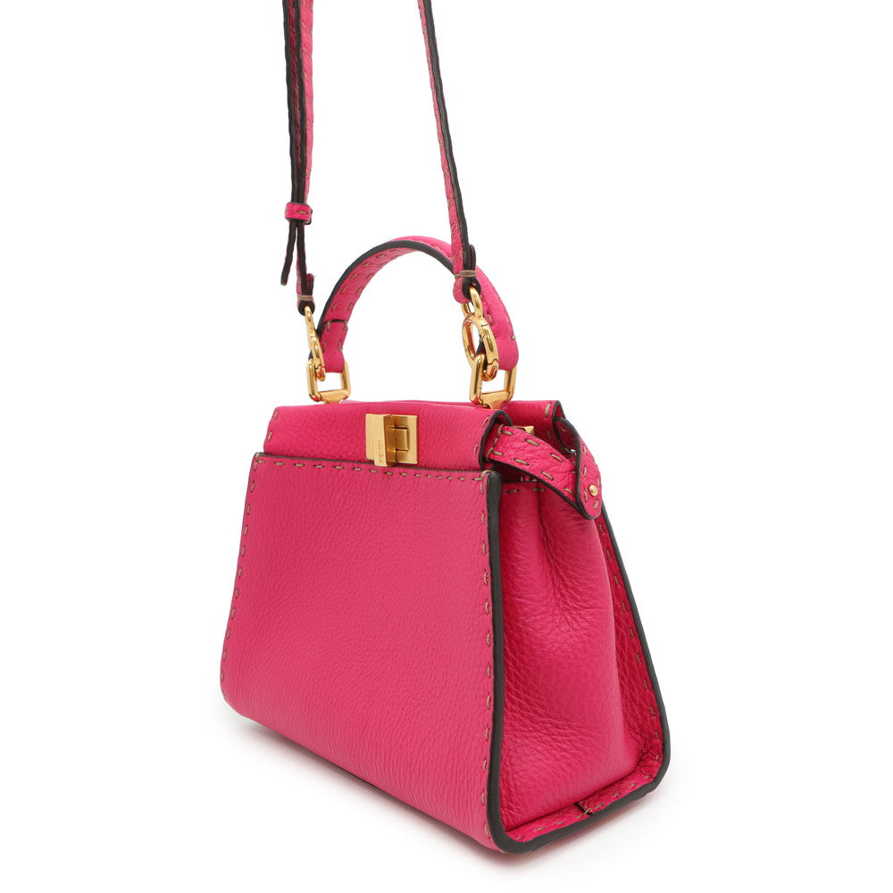 FENDI Selleria Peekaboo 2wayBag Pink8BN244 Leather Size Mini