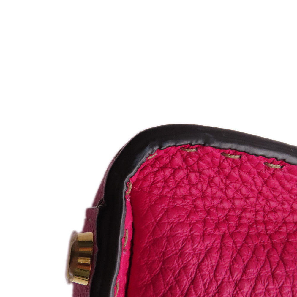 FENDI Selleria Peekaboo 2wayBag Pink8BN244 Leather Size Mini