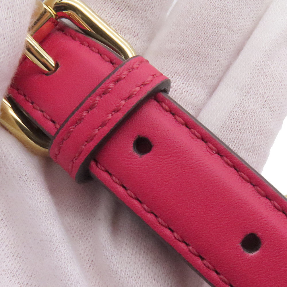 FENDI Peekaboo I see you Pink8BN327 Leather Size Small