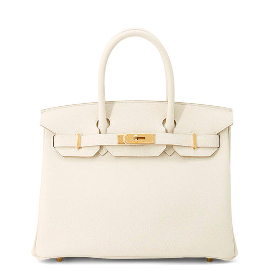 HERMES Birkin Craie Togo Leather Size 30