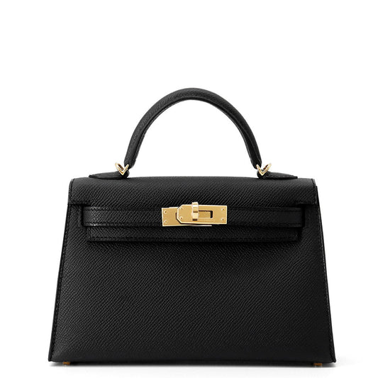 HERMES Mini Kelly 2 Black Epsom