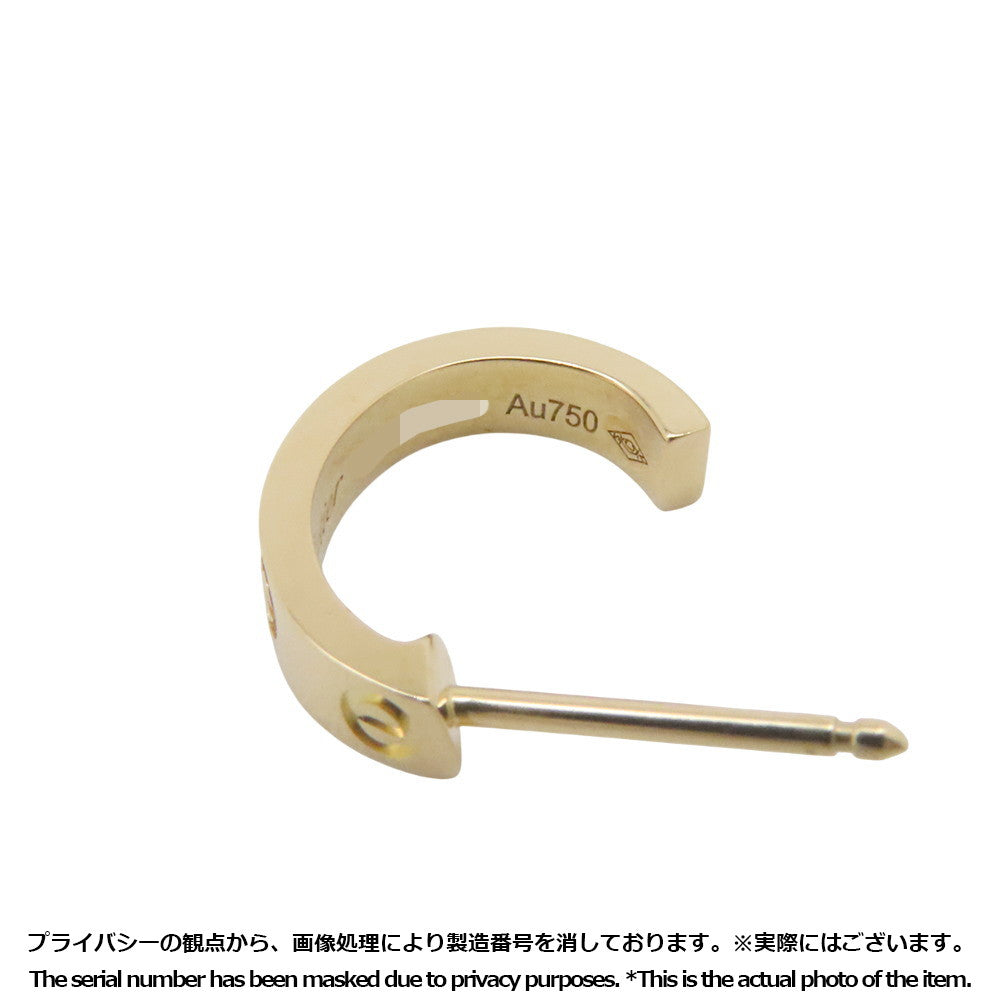CARTIER Love Hoop Earrings Size SmallB8028800 18K Yellow Gold