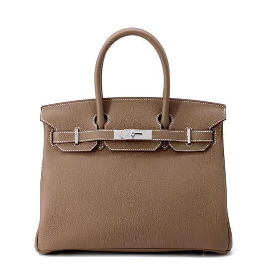 HERMES Birkin Etoupe Togo Leather Size 30