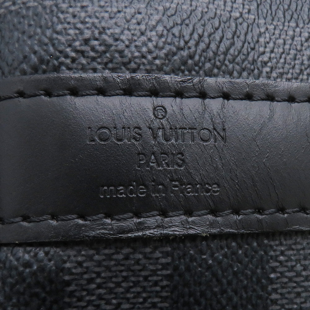LOUIS VUITTON Keepall Bandouliere NoirN41413 Damier Graphite Size 55