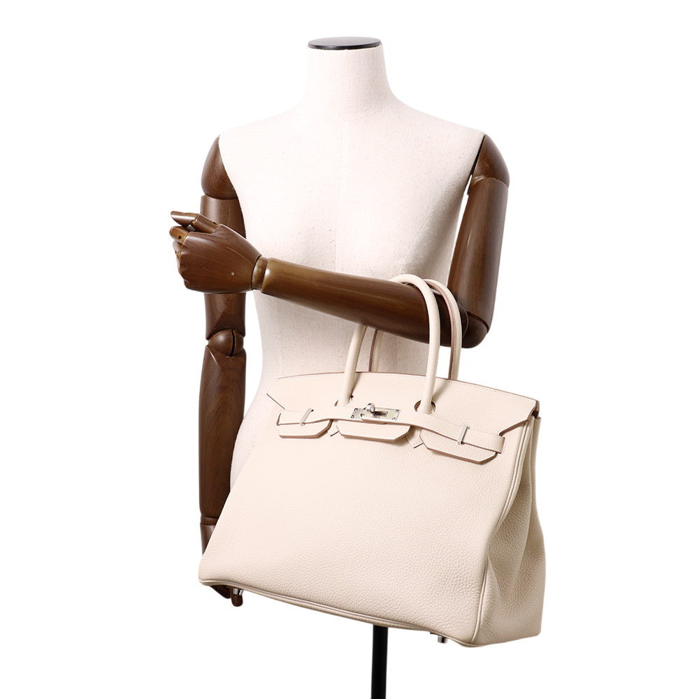 HERMES Birkin Craie Togo Leather Size 35