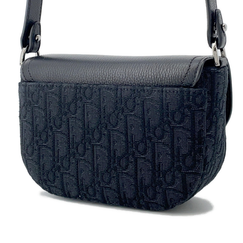 Dior Saddle flap messenger bag Black2ADCA435YKS Leather Canvas Size Mini
